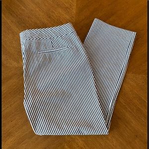 J. Crew Seersucker Capri Pant